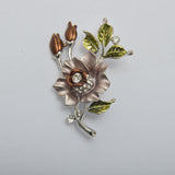 Flower Camellia Brooch High-end Diamond Corsage – Jewelry Gift Ideas — 3