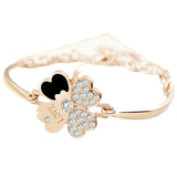 Versatile Rose Gold Four Leaf Clover Bracelet Women''s – Stylish Gifts — 5