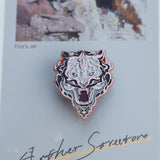 Original White Tiger Metal Design Brooch – Jewelry Gift Ideas — 5