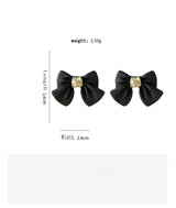 Simple And Sweet Bow Earrings Temperament Red Girl – Gifts for Kids — 1