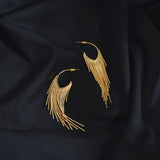 French Super Fairy Tassel Earrings Silver Pin – Unique Gift Ideas — 1