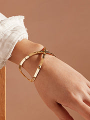 Temperament Fashion Alloy Glossy Women's Open Bracelet – Stylish Gifts — 5
