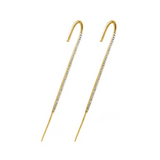 Glistening Ear Wrap Crawler Zircon Earrings Piercing – Stylish Gifts — 14