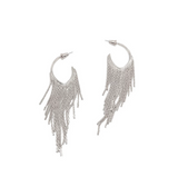 French Super Fairy Tassel Earrings Silver Pin – Unique Gift Ideas — 5