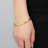 Classic Roman Numeral Titanium Steel Bracelet – Jewelry Gift Ideas — 4