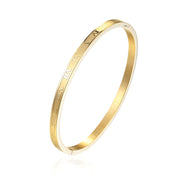Classic Roman Numeral Titanium Steel Bracelet – Jewelry Gift Ideas — 6