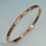 Classic Roman Numeral Titanium Steel Bracelet – Jewelry Gift Ideas — 2