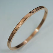 Classic Roman Numeral Titanium Steel Bracelet – Jewelry Gift Ideas — 2