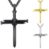 Steel Gold Black Color Fashion Mens Iron Nail – Jewelry Gift Ideas — 6
