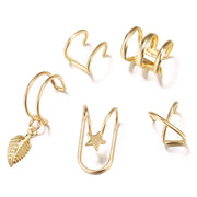 Simple Leaf Ear Bone Clip Without Pierced Ear Clip – Surprise Gifts — 8