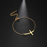 Simple Cross Bend Bracelet – Jewelry Gift Ideas — 2