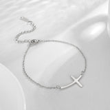 Simple Cross Bend Bracelet – Jewelry Gift Ideas — 5