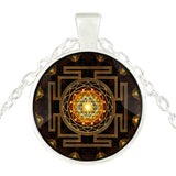 Sacred Sri Lanka Yantra Time Gem Pendant Necklace – Jewelry Gift Ideas — 4