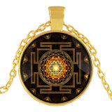 Sacred Sri Lanka Yantra Time Gem Pendant Necklace – Jewelry Gift Ideas — 7