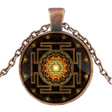 Sacred Sri Lanka Yantra Time Gem Pendant Necklace – Jewelry Gift Ideas — 8
