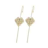 Glistening Ear Wrap Crawler Zircon Earrings Piercing – Stylish Gifts — 17