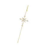 Glistening Ear Wrap Crawler Zircon Earrings Piercing – Stylish Gifts — 19