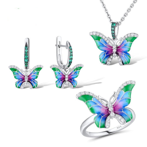 Colorful Epoxy Butterfly Ring Enamel Paint Set – Stylish Gifts — 1