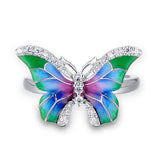 Colorful Epoxy Butterfly Ring Enamel Paint Set – Stylish Gifts — 3