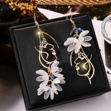 Flower Long Earrings Wild Red Rose Flower Long – Stylish Gifts — 9