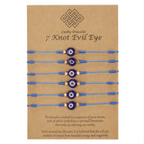 7-knot Evil Eye Bracelet 6 Pack Blue Eye Paper – Jewelry Gift Ideas — 4