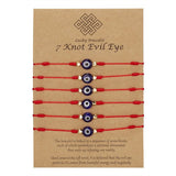7-knot Evil Eye Bracelet 6 Pack Blue Eye Paper – Jewelry Gift Ideas — 1