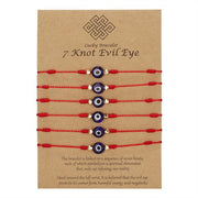 7-knot Evil Eye Bracelet 6 Pack Blue Eye Paper – Jewelry Gift Ideas — 1