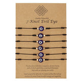 7-knot Evil Eye Bracelet 6 Pack Blue Eye Paper – Jewelry Gift Ideas — 8