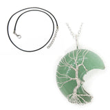 Natural Crystal Moon Pendant – Jewelry Gift Ideas — 20