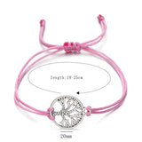 Hand-woven Red Rope Tree of Life Bracelet – Jewelry Gift Ideas — 3