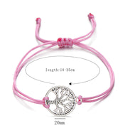 Hand-woven Red Rope Tree of Life Bracelet – Jewelry Gift Ideas — 3