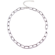 Fashion Simple Metal Ball Thick Chain Necklace – Jewelry Gift Ideas — 3