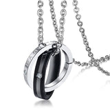Stainless steel couple necklace – Jewelry Gift Ideas — 7