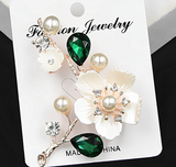 Top-Grade Engraving Conch Crystal Plum Brooch – Jewelry Gift Ideas — 3