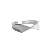 Bow element silver ring ring female – Gifts for Her — 4