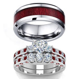 Men's And Women's Couple Rings With Zircon – Gifts for Her — 3
