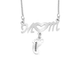 Hollow Out Baby Feet Stainless Steel Pendant – Jewelry Gift Ideas — 12