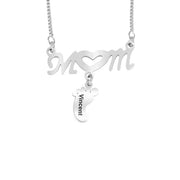 Hollow Out Baby Feet Stainless Steel Pendant – Jewelry Gift Ideas — 12