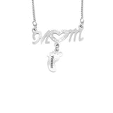 Hollow Out Baby Feet Stainless Steel Pendant – Jewelry Gift Ideas — 17