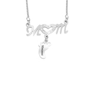 Hollow Out Baby Feet Stainless Steel Pendant – Jewelry Gift Ideas — 17