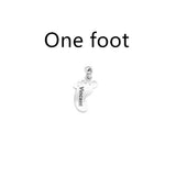 Hollow Out Baby Feet Stainless Steel Pendant – Jewelry Gift Ideas — 2