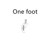 Hollow Out Baby Feet Stainless Steel Pendant – Jewelry Gift Ideas — 2