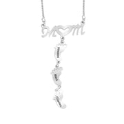 Hollow Out Baby Feet Stainless Steel Pendant – Jewelry Gift Ideas — 13