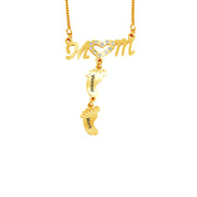 Hollow Out Baby Feet Stainless Steel Pendant – Jewelry Gift Ideas — 9