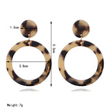 Acrylic Acetate Plate Leopard Earrings For Women – Jewelry Gift Ideas — 5