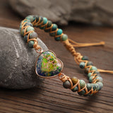 Handmade Creative Woven Bracelet Love Stone – Jewelry Gift Ideas — 10