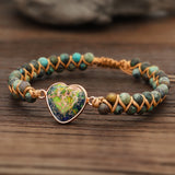Handmade Creative Woven Bracelet Love Stone – Jewelry Gift Ideas — 6