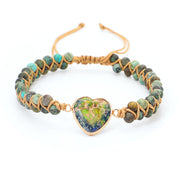 Handmade Creative Woven Bracelet Love Stone – Jewelry Gift Ideas — 1
