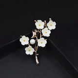 Top-Grade Engraving Conch Crystal Plum Brooch – Jewelry Gift Ideas — 4