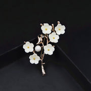 Top-Grade Engraving Conch Crystal Plum Brooch – Jewelry Gift Ideas — 4
